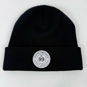 Wayne Gretzky No 99 Craft Brewing Black Hat White Logo Toque Winter Beanie OS